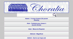 Desktop Screenshot of choralia.mobi