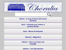 Tablet Screenshot of choralia.mobi